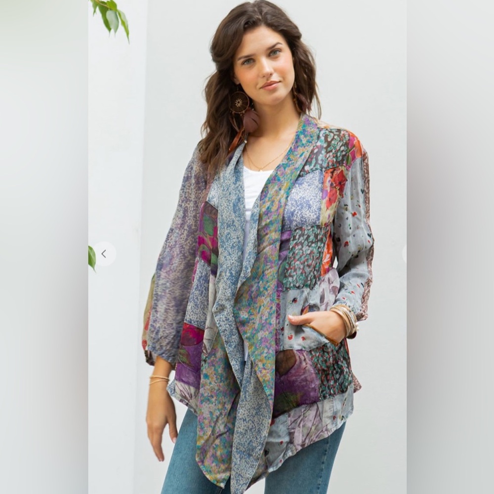 Patty Patchwork Cardi by Young Threads